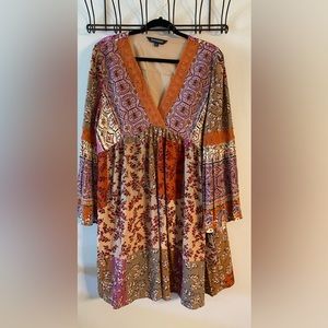 Beautiful long sleeve boho dress